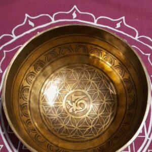 Bol tibétain OM - Sol - 15cm