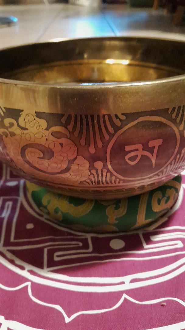 Bol tibétain OM - Fa - 17 cm. – Image 2